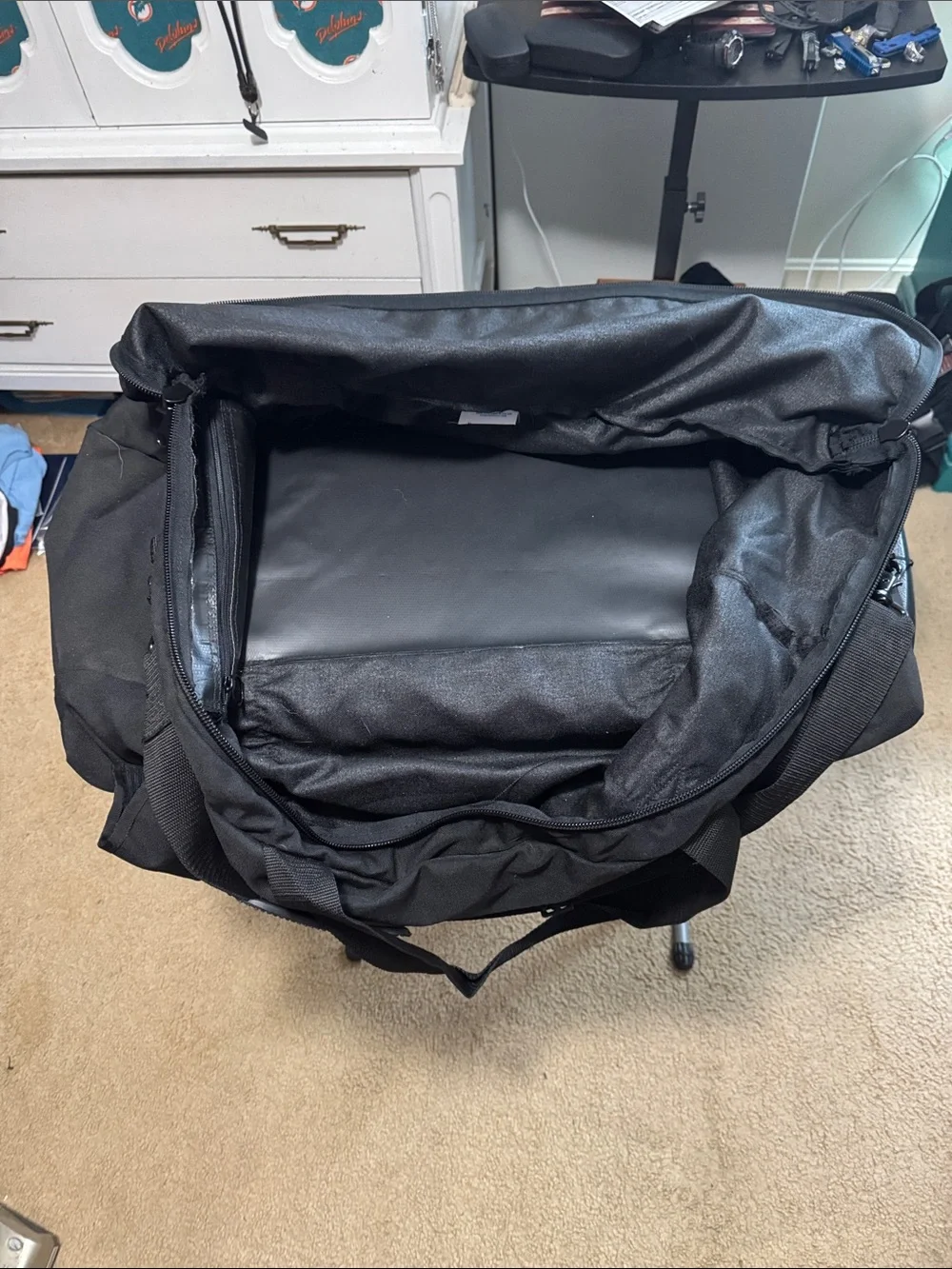 Black Travel Duffel Bag - Iron Duck